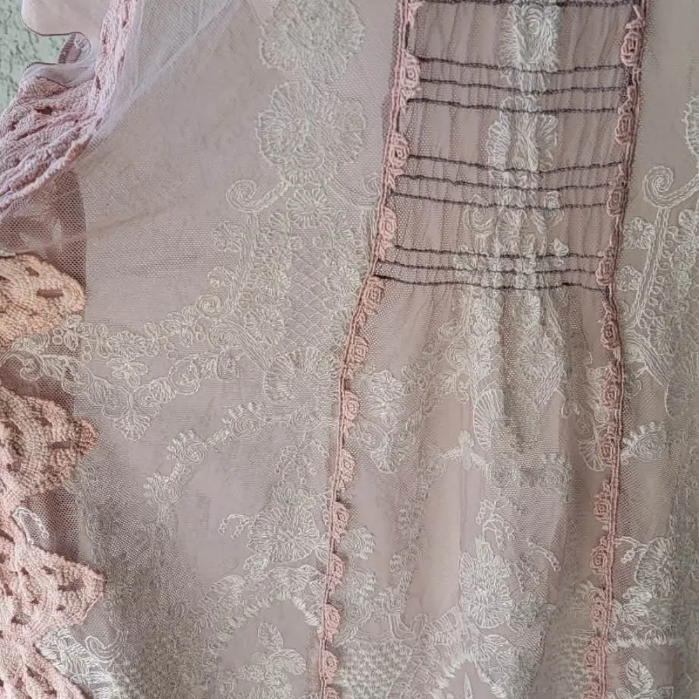 4 Love And Liberty Elegant Lace Top in Soft Pink - Picture 7 of 16